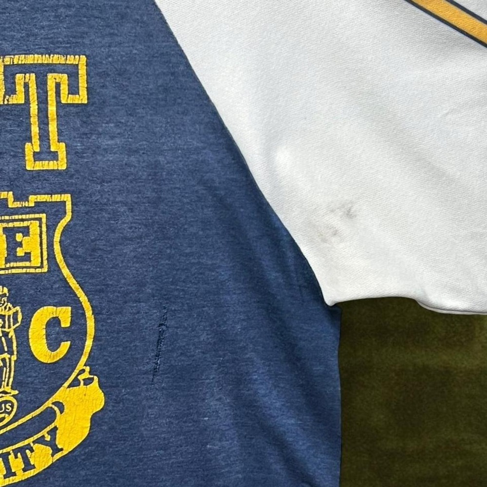 TRUE VINTAGE 1970s NC A&T State University Velva Sheen Tee size M - Picture 6 of 8